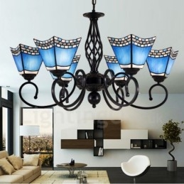 Designer Touch Decorative 6 Light Mediterranean Style Integrated Metal Chandelier