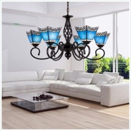 Designer Touch Decorative 6 Light Mediterranean Style Integrated Metal Chandelier