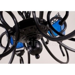 Designer Touch Decorative 8 Light Mediterranean Style Integrated Metal Chandelier