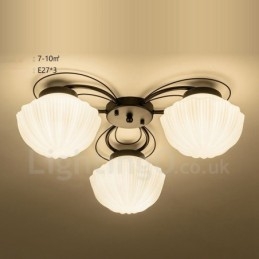 Designer Touch Decorative 3 Light Rustic Lodge Integrated Chandelier