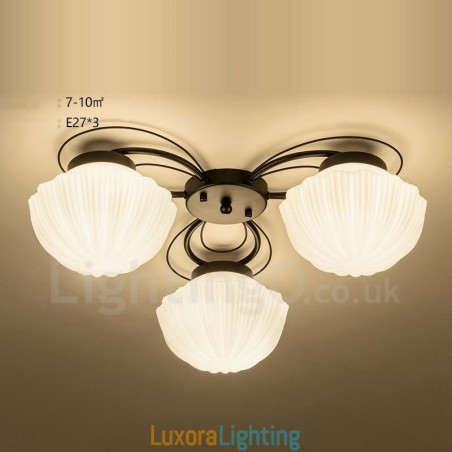 Designer Touch Decorative 3 Light Rustic Lodge Integrated Chandelier