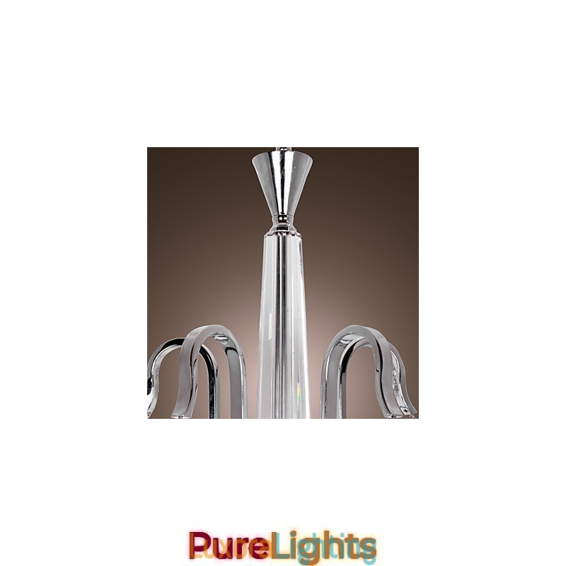 Designer Touch Decorative Modern Contemporary Crystal Electroplated Chandelier