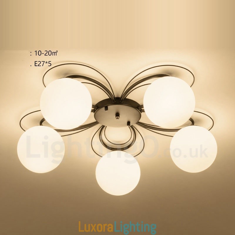 Designer Touch Decorative 5 Light Rustic Lodge Integrated Chandelier