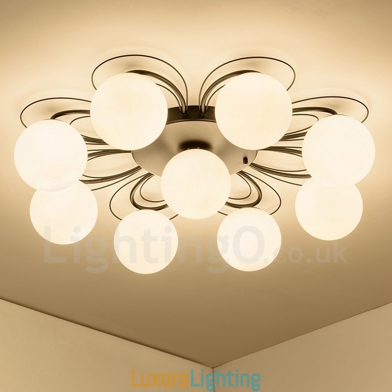 Designer Touch Decorative 9 Light Rustic Lodge Integrated Chandelier