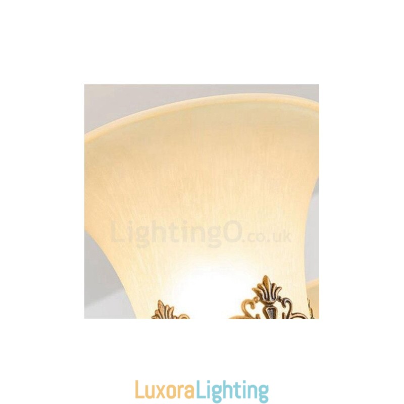 Designer Touch Decorative 8 Light Rustic Lodge Integrated Metal Chandelier