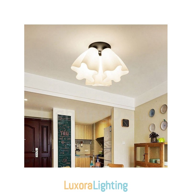 Designer Touch Decorative 3 Light Rustic Lodge Integrated Chandelier