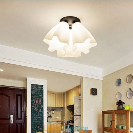 Designer Touch Decorative 3 Light Rustic Lodge Integrated Chandelier