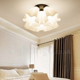 Designer Touch Decorative 5 Light Rustic Lodge Integrated Chandelier