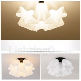 Designer Touch Decorative 5 Light Rustic Lodge Integrated Chandelier