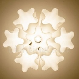 Designer Touch Decorative 7 Light Rustic Lodge Integrated Chandelier