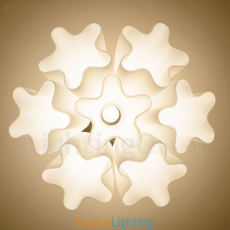 Designer Touch Decorative 7 Light Rustic Lodge Integrated Chandelier