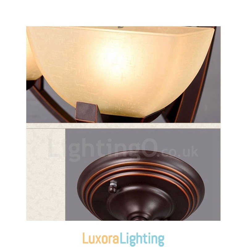 Designer Touch Decorative 8 Light Rustic Lodge Integrated Metal Chandelier