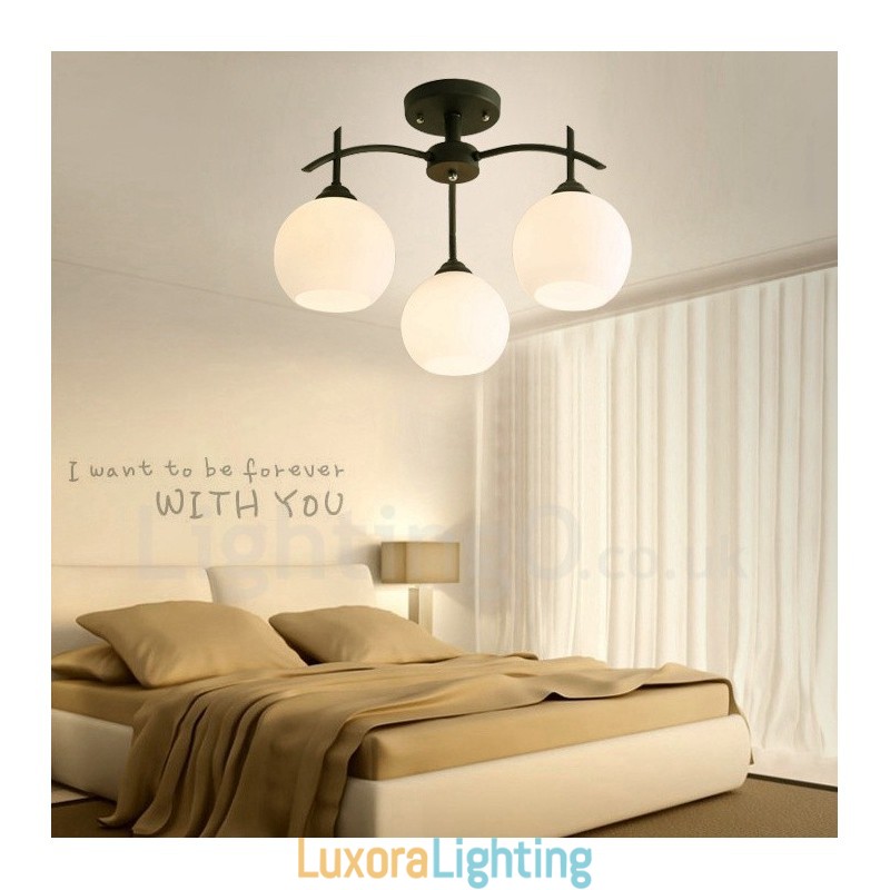 Designer Touch Decorative 3 Light Traditional Classic Integrated Chandelier