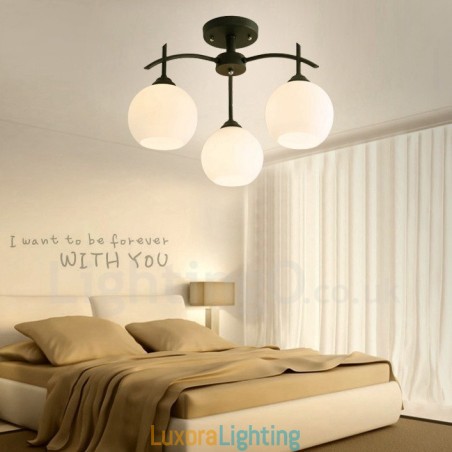 Designer Touch Decorative 3 Light Traditional Classic Integrated Chandelier