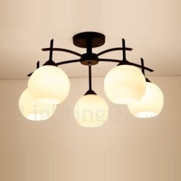 Designer Touch Decorative 5 Light Traditional Classic Integrated Chandelier