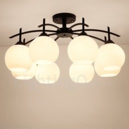 Designer Touch Decorative 8 Light Traditional Classic Integrated Chandelier