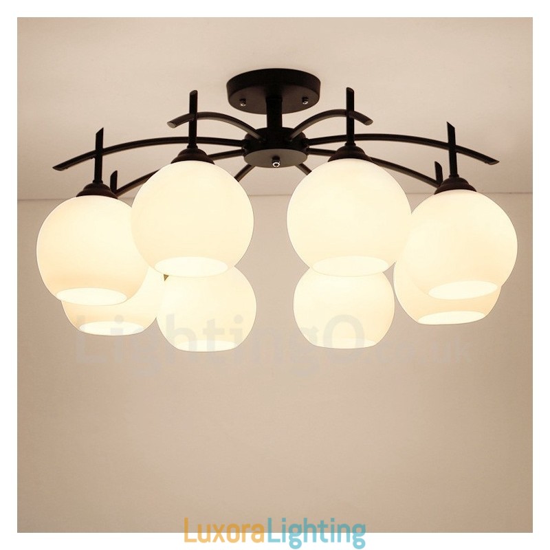 Designer Touch Decorative 8 Light Traditional Classic Integrated Chandelier