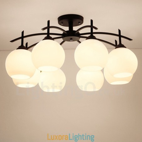 Designer Touch Decorative 8 Light Traditional Classic Integrated Chandelier