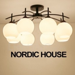 Designer Touch Decorative 8 Light Traditional Classic Integrated Chandelier