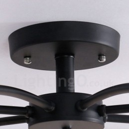 Designer Touch Decorative 8 Light Traditional Classic Integrated Chandelier