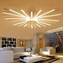 Designer Touch Decorative 28 Light Modern Contemporary Integrated Metal Chandelier