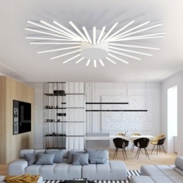 Designer Touch Decorative 28 Light Modern Contemporary Integrated Metal Chandelier