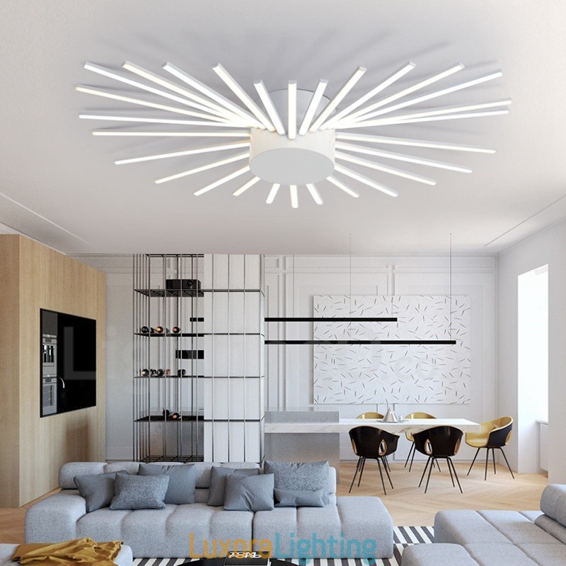 Designer Touch Decorative 28 Light Modern Contemporary Integrated Metal Chandelier