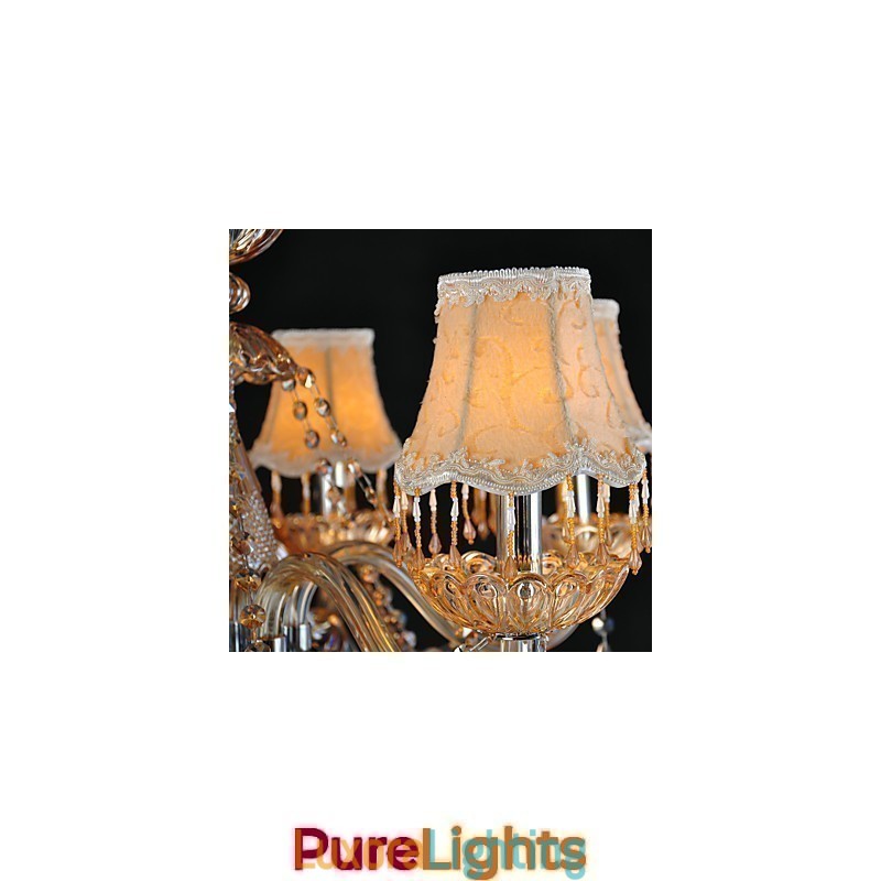 Designer Touch Decorative Chandelier Crystal Traditional Classic Glass 6 Light