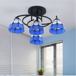 Designer Touch Decorative 4 Light Mediterranean Style Integrated Chandelier