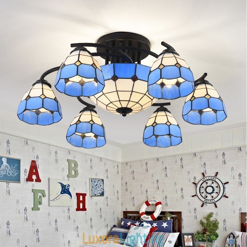 Designer Touch Decorative 9 Light Mediterranean Style Integrated Chandelier