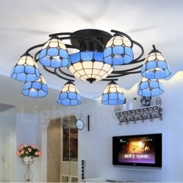 Designer Touch Decorative 11 Light Mediterranean Style Integrated Chandelier