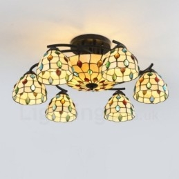 Designer Touch Decorative 9 Light Mediterranean Style Integrated Chandelier