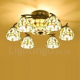 Designer Touch Decorative 9 Light Mediterranean Style Integrated Chandelier