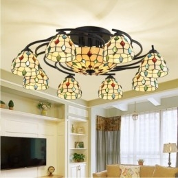 Designer Touch Decorative 11 Light Mediterranean Style Integrated Chandelier