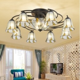 Designer Touch Decorative 11 Light Mediterranean Style Integrated Bath Metal Chandelier
