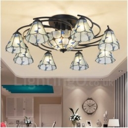 Designer Touch Decorative 11 Light Mediterranean Style Integrated Bath Metal Chandelier