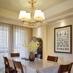 Designer Touch Decorative 4 Light Rustic Lodge Integrated Metal Copper Chandelier