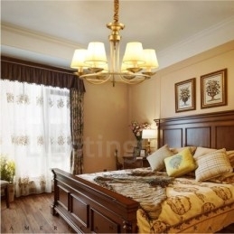 Designer Touch Decorative 6 Light Rustic Lodge Integrated Metal Copper Chandelier