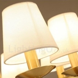 Designer Touch Decorative 6 Light Rustic Lodge Integrated Metal Copper Chandelier