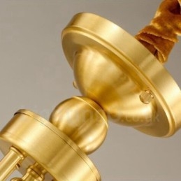 Designer Touch Decorative Brass 8 Light Rustic Lodge Integrated Metal Copper Chandelier