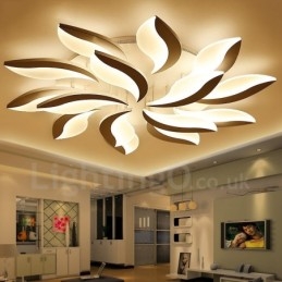 Designer Touch Decorative 15 Light Modern Contemporary Integrated Chandelier