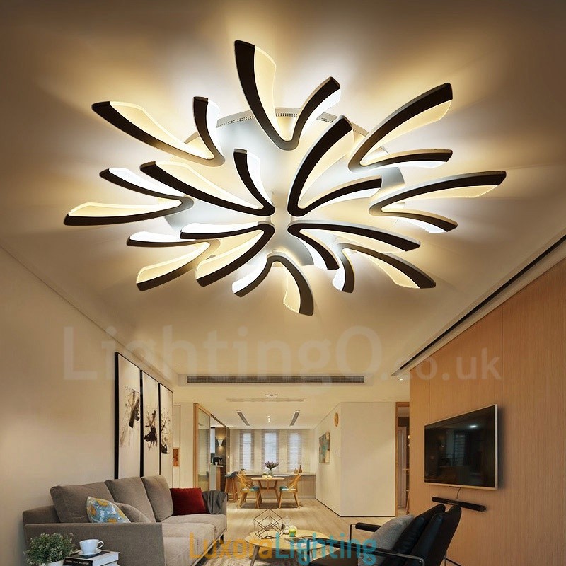 Designer Touch Decorative 12 Light Modern Contemporary Integrated Chandelier