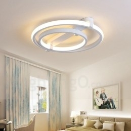 Designer Touch Decorative 2 Rings Modern Contemporary Chandelier