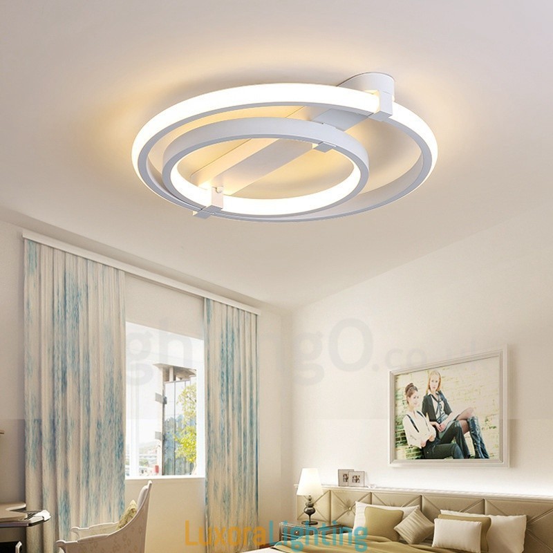 Designer Touch Decorative 2 Rings Modern Contemporary Chandelier