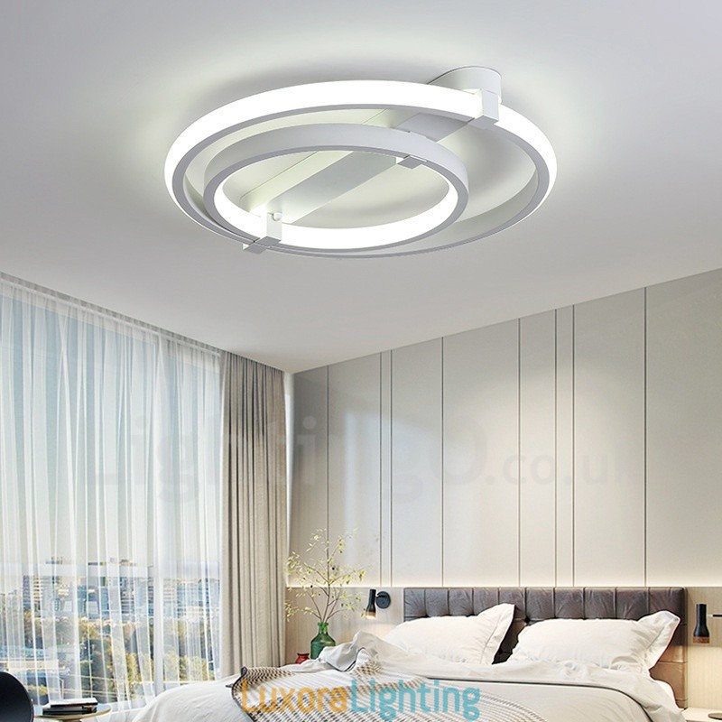 Designer Touch Decorative 2 Rings Modern Contemporary Chandelier