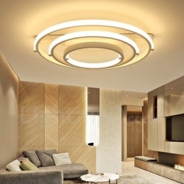 Designer Touch Decorative 3 Rings Modern Contemporary Chandelier