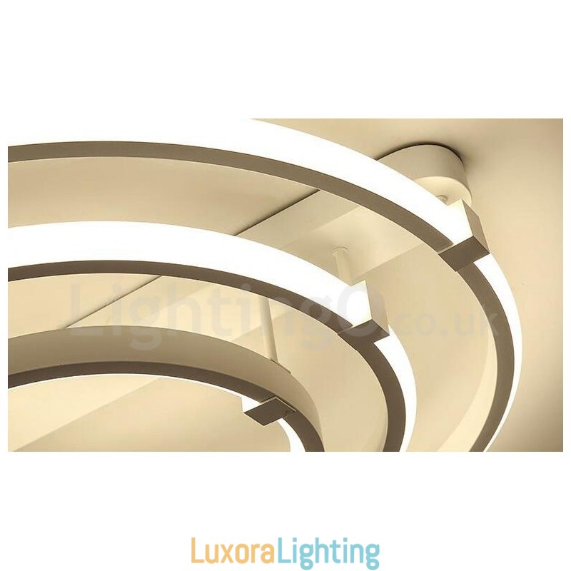Designer Touch Decorative 3 Rings Modern Contemporary Chandelier