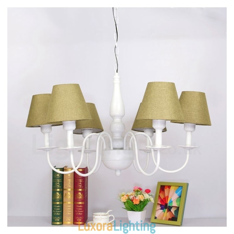 Designer Touch Decorative Traditional Classic Integrated Metal Chandelier