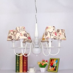 Designer Touch Decorative Traditional Classic Integrated Metal Chandelier