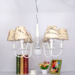 Designer Touch Decorative Traditional Classic Integrated Metal Chandelier